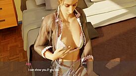 New 3D porn game with oral and not sister action.