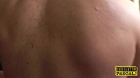 I roughly plowed the busty british sub, oops