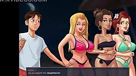 I'm thrilled watching him bang my busty friends hard.