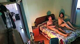 lena arrives tired of working and asks her personal masseuse to go home