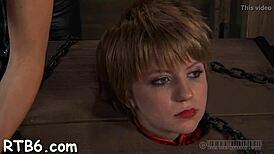 Sadomasochism servitude tube with ball licking and bdsm