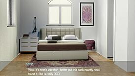 New 3D porn game with oral and not sister action.