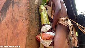 Village Warrior Shows Off Unique Strength