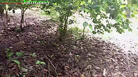 African Ebony Latina Pornstar Caught Fucking Hardcore In The Bush With Amateur Bbc Hunter