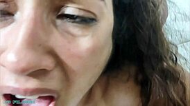 today i had my first multiple orgasm, almost giving my little ass to him