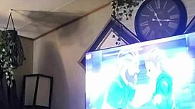 playing with my juicy pussy in panties, using toys, solo session with goldielox