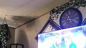 playing with my juicy pussy in panties, using toys, solo session with goldielox