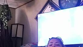 playing with my juicy pussy in panties, using toys, solo session with goldielox