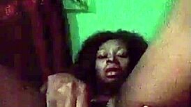 Horny Teen Ruins Her Wet Pussy in Darkness