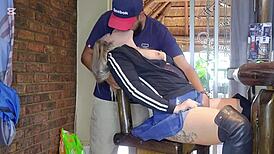 Hot Blondes Sneak Away for Squirting Fun in Closeup Action