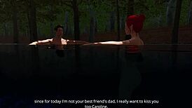 Caroline's Fantasy with Best Friend's Dad Heats Up