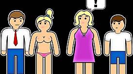 Flashlights flicker as stepdad Skyler Storm gets quicker in taboo quickie.