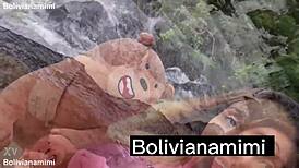 Boliviana Mimi Sucks Dick Outdoors Without Panties