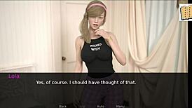 dusklight manor explores cute outfits in a curvy 3d world