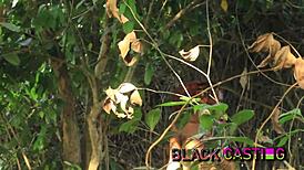 i took her to the bush to fuck her and clear my debt