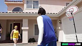 uhh, momswop step moms trainin’ with their school basketball stepsons, ya know?