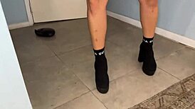 gangbang opening with friends in sheer red