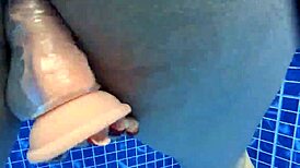 Feeling The Thrill As I Surprise The Big-Ass Woman Masturbating In The Pool And Fuck Her Doggystyle Roughly