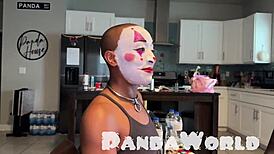 Cleo Panda bj bbc riding in cosplay