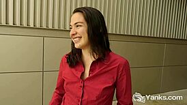 Cute Lilith Teases Pussy While Masturbating in Bathroom