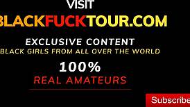 مساج أسود يتحول نيك interracial على الكام!