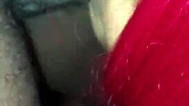 I love watching that red wet cumshot on ebony skin