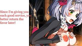 noelle's new servant gets footjob and worship in genshin