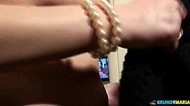 She demands pleasure and deep penetration in front of her cuckold husband