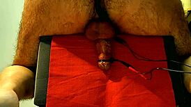 chair cum from solo masturbation feels amazing