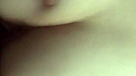 Young white teen receives big black cock creampie.