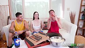 Risky Sex with Stepbro Hazel Moore, Rion King, Victor Ray