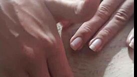 Young Prostitute Feels Exposed With Her Hairy Pussy In Short Without Panties