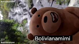 Boliviana Mimi Sucks Dick Outdoors Without Panties