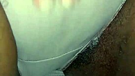 Ebony Babe Rubs Her Wet Pussy to Orgasm in Panties