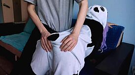 Cute Girl Delights With Monster Cock Handjob