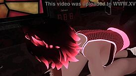 hex has fun suckin a big dik in vrchat erp