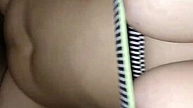 Pizza Delivery Guy Visits Mature Ebony Woman In Living Room