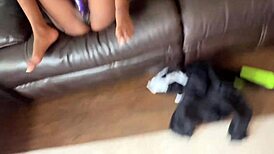 Karisma Konvnshon 3rd Interracial Casting Video With Tall Ebony Slut Facial