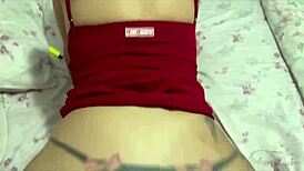 Are you alone at home and horny? I didn't miss the chance to fuck my stepmother's ass