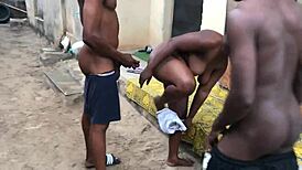 My fat ass neighbor loves banging hard outdoor every day!