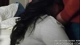 Submissive chubby milf deepthroats cocks on webcam, choking and gagging intensely