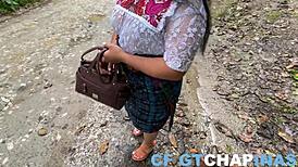 Tricked Guatemalan MILF Fucks Hard in Chimaltenango