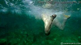 Chubby redhead BBW with hairy bush and big ass goes nude in public.