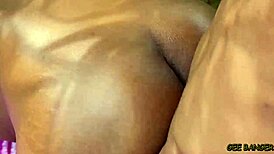 Nixie Perfect finds her own native doctor bent over wet