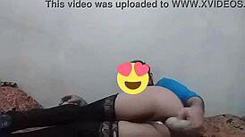 Conversational-Emoji chat: Sofiblack slut rips her ass with dildo fun! 😜