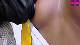 i share my student lover in threesome with colleague