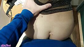 Damn! Caught Giving Blowjob in Dressing Room with Letty Black!