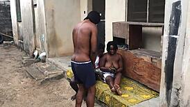 My fat ass neighbor loves banging hard outdoor every day!