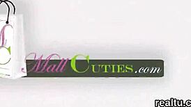 Gorgeous czech kitten gets teased in the mall with a striptease, then pounded hard in pov.