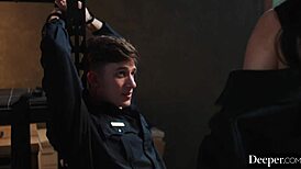 deeper ultimate baddie lulu takes control over young rookie cop in domination scenes